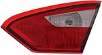 Evan-Fischer Tail Light Assembly Compatible with 2012-2014 Ford Focus Inner Sedan - CAPA Passenger Side