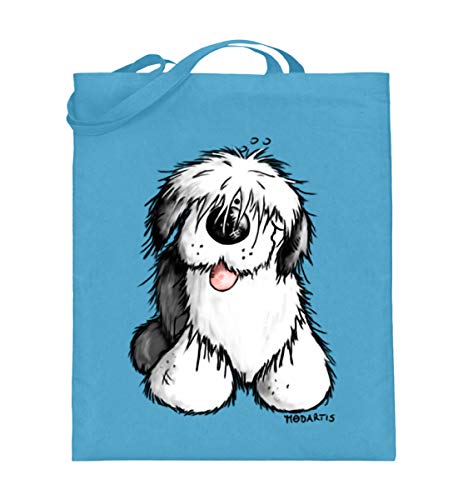 Bolsa de yute con diseño de perro Bobtail – Old English Sheepdog...