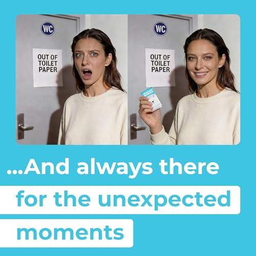 Impossibly Compact Travel Flushable Wipes