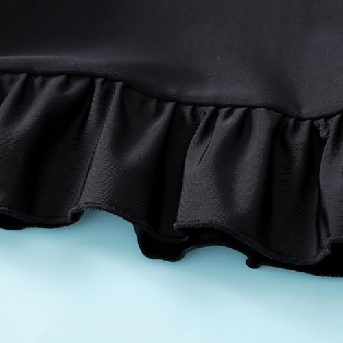 Toddler Baby Girls Swimsuit Cute Ruffle 2 Piece Tankini Top and Bikini Bottom Swimwear4
