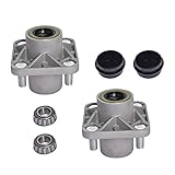 2PK Golf Cart Front Wheel Hub Kits Bearings Seals Fits for Club Car 1982-2002