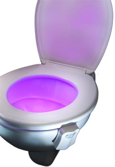 WC Nachtlicht für Toilette - Automatischer Betrieb mit Bewegungs- und Umgebungslichtsensoren