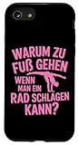 Warum Zu Fuß Gehen Rad Schlagen Kann Turnerin Radschlag Hülle für iPhone SE (2020) / 7 / 8