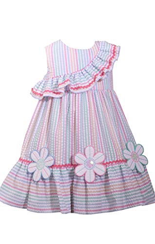 Bonnie Jean Baby Girl's Summer Dress - Asymmetric Sundress for Baby and Toddler Girl (6-9 Months)