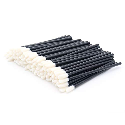 100Pcs Disposable Lip Brushes Make Up Brush Lipstick Lip Gloss Wands Applicator Tool Makeup Beauty Tool Kits