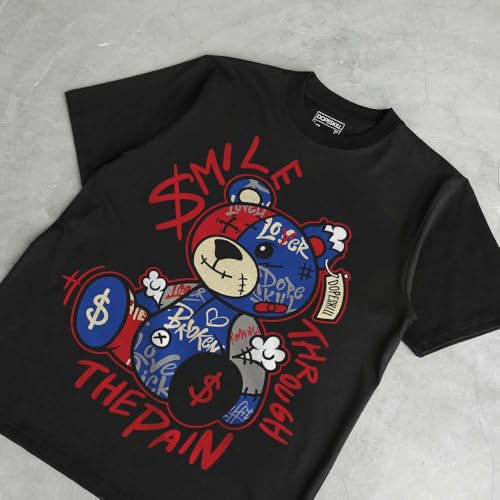 Image of DopeSkill Graphic Tee Streetwear Hip Hop Hypebeast Street Style Unisex T-Shirt Sneaker Colour Matching Shirts Cute Graphic