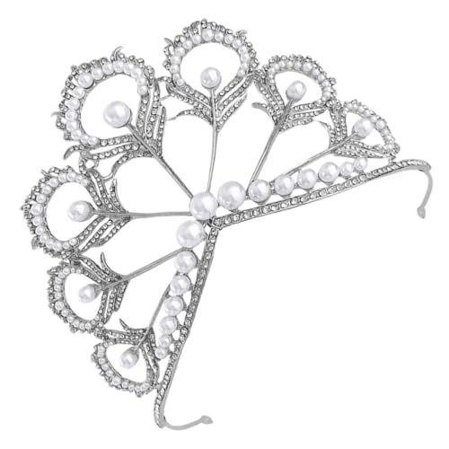 Diadema de boda de aleación ligera contra molestias para novias