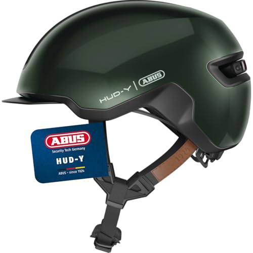 ABUS Urban Helm HUD-Y - mit magnetischem, aufladbarem LED-Rücklicht &...