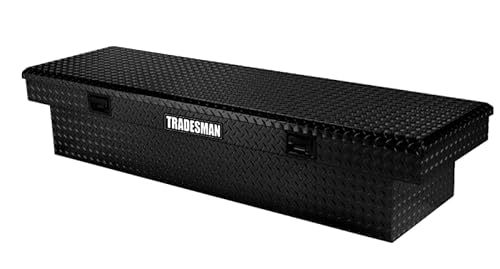 Tradesman 7511101 Black 70" Slimline Full Size Cross Bed Truck Tool Box