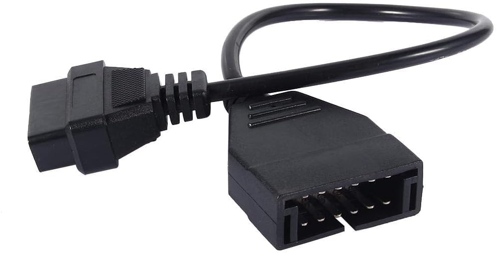 OBD1 12 Épingles à OBD2 16 Outil de diagnostic du scanner d'épingles OBD II Connecteur de câble adaptateur pour GM