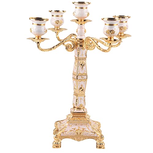 Xolsurg Luxury Vintage Decorative Candle Holder for Home Wedding Ornaments
