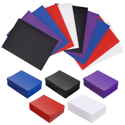 ViEinkaufen 500 Pcs Soft Sleeves 66 x 91 mm Standard Size Trading Card Sleeves for MTG TCG Sports and Game Cards