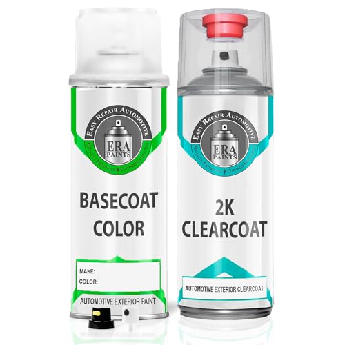 ERA Paints NH904M - Meteoroid Gray Metallic for HONDA Exact Match Automotive Touch Up Paint Spray - 2K Essential Kit