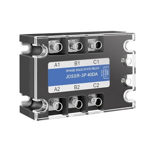 Relais statique triphasé SSR-40DA commutateur CA 40 A contrôle CC basse tension
