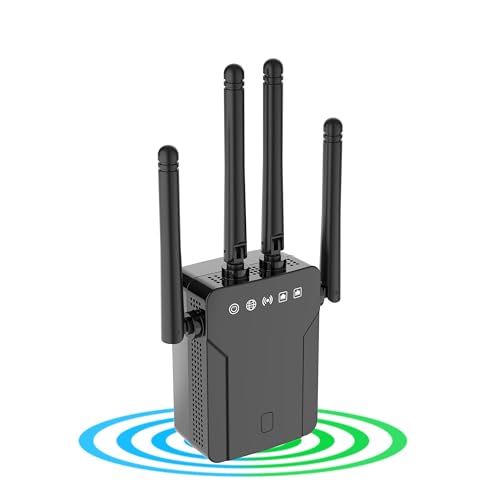 WiFi to Ethernet Adapter Wireless Bridge - AC1200 5G/2.4G Dual Band Wireless Ethernet Adapter LAN Rj45 Port Convert Wired Device to WiFi to Wired Ethernets for Printer