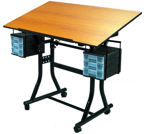 Martin Creation Station Deluxe Drafting/Drawing Hobby Art Wooden Table