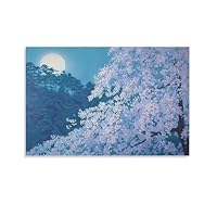 Amazon.co.jp: 画家 東山魁夷 風景画 湖澄む ポスター アートパネル