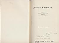 Particle Kinematics 0471128856 Book Cover