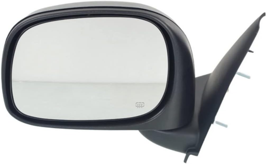 For Dodge Ram 1500 2002 03 04 05 06 07 2008 Door Mirror Driver Side | Textured | Power | Heated | Replacement For 55077925AD | CH1320215