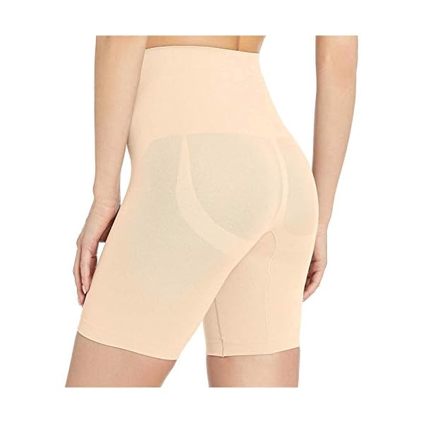 Yummie womens Cooling Fx® Mid Waist Shaper Thigh Shapewear, Frappe, Medium-Large US