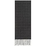 Brandilo Mens Wool Scarf Warm Winter Fashionable Scarf Soft Long Tassel Edge Scarves for Men Holiday Gift (541)
