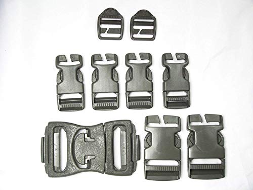US Military Replacement Assault Backpack Pack Snap Buckle Set ACU Foliage Green