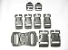 Official US Military Replacement Assault Backpack Pack Snap Buckle Set ACU Foliage Green