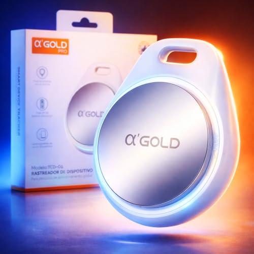 Rastreador GPS A’GOLD Pro TCD-06 para Malas, Pets e Objetos, Compatível com App Buscar iPhone, Localizador com Bateria de Longa Duração