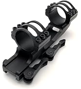 Yatrouys Cantilever Scope Mount 1 inch / 30mm Picatinny Weaver Scope Mounts Rings QD Quick Release