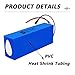 SSCYHT 72V Lithium Battery 72V 20Ah 15Ah 30Ah 35Ah 15Ah Lithium-ion Battery 72V Replacement Battery 72V Li-ion Battery for 250W - 2200W Motors with Charger and BMS,72v12ah t Plug
