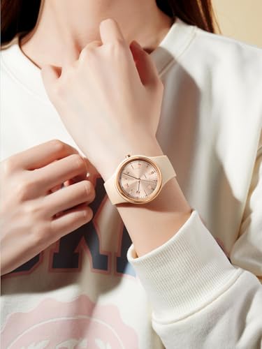 Women's Quartz Watch Soft Silicone Strap Ladies Watches Analog Quartz Watches with Luminous Easy-Read Dial Fashion Wrist Watch for Students Women Men Unisex - Image 4