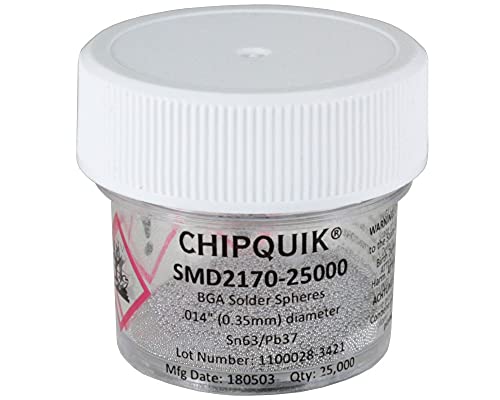 217025K - Chip Quik SMD2170-25000 Solder Spheres Sn63/Pb37 .014