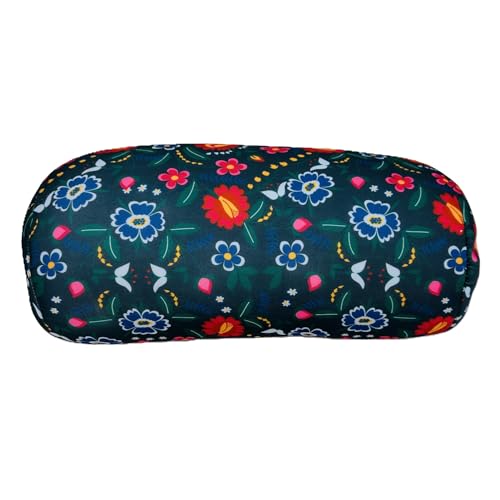 Image of Bookishbunny Microbead Cylinder Bolster Roll Pillow 13" x 7" (Flower)