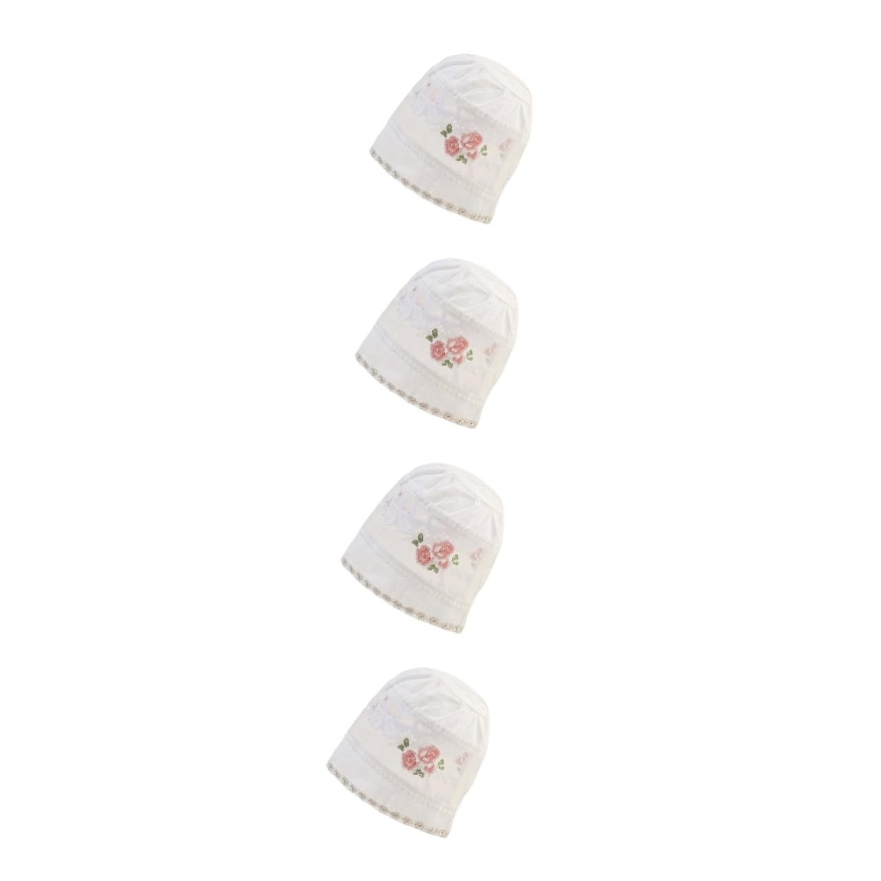 Ipetboom 4piezas Sombrero para Bebés Gorro De Protección UV y Verano Accesorio Fotográfico