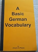 A Basic German Vocabulary 0945075855 Book Cover