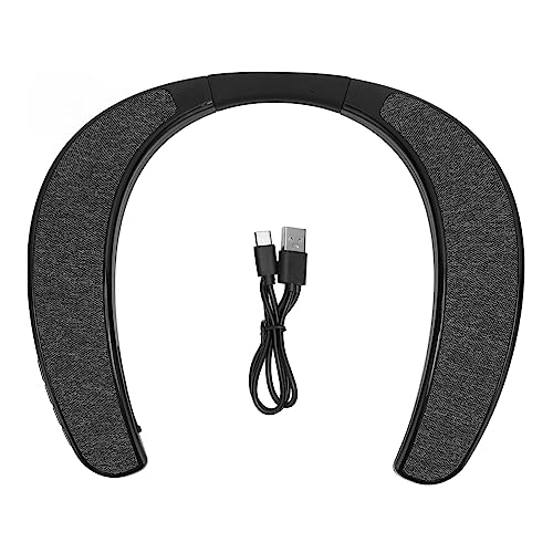 Culnflun Enceinte Bluetooth Tour de Cou Noir