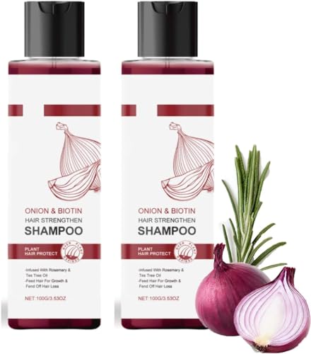 Shampoing au romarin et à l'oignon anti-chute pour cheveux fins, soin doux hydratant