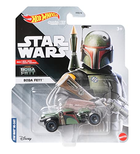 Carro Hot Wheels Boba Fett Star Wars 1:64 miniatura 1