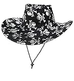 Amscan 254723 Black Rock Star Cowboy Hat, 1ct