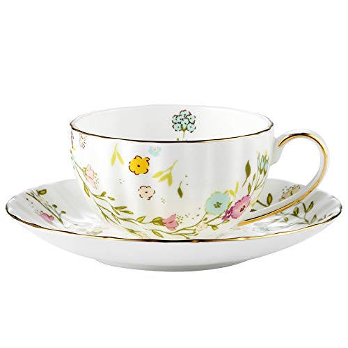 Tazza da caffè Tazza e piattino in Porcellana Creativa Ceramica Set semplici Design Moderno Tazze da caffè Tazas para Cafe Decorazione per la casa Tazza da tè