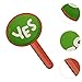 Luwecf Yes No Classroom Signs Small Group Classroom Supplies,Handheld,Reusable,Voting Board Yes No Signs Paddle Student Supplies