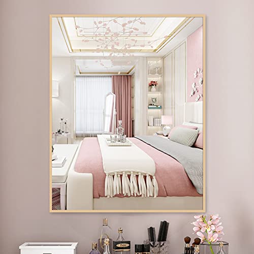 Miroir de courtoisie sans perforation pour une pose murale facile