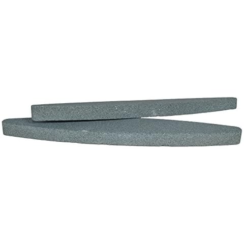 AB Tools 2pc Aluminium Oxide Sharpening Stones Cover