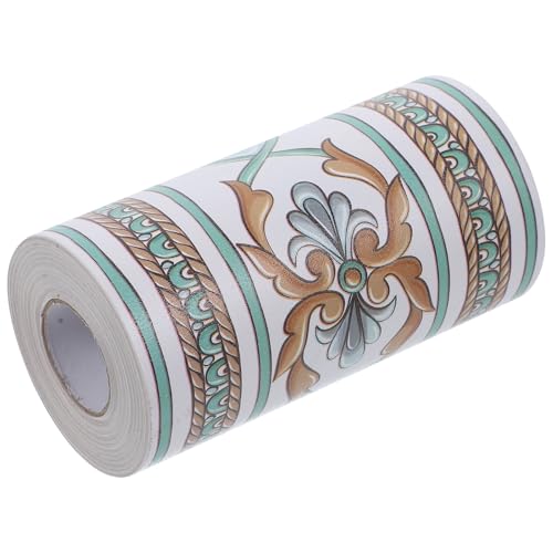 Alipis Adesivo per Bordi da Parete Autoadesivo in PVC 10 CM X 10 M Battiscopa Flessibile Staccabile e Attaccabile Bordo per Carta da Parati Bagno e Cucina Decorazione Murale