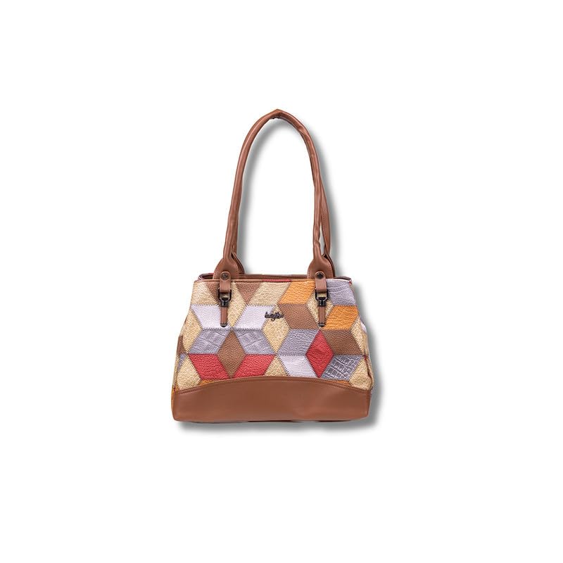 Printed PU Leather Handbag for Women | Lightweight Shoulder Bag for Daily Use (LB-Nova)-image-41