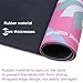 Mahjong Game Mat with Drawstring Pouch, 31.5 x 31.5 Inches, Noise Reducing, Waterproof, Pink Dragon Design