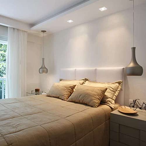 Spot Slim LED Emb Quad PBT e PC Bivolt 3W 3.000K - Branco