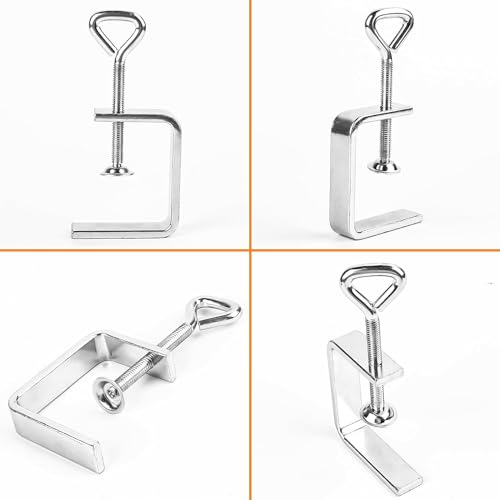 C Klemme 2 Stück C-Klemme Edelstahl C Zwingen Schraubklemme Trägerklemme Fixierzange Tischklemme Trägerklammer Befestigungs Klemme Trägerklemme Klemmschraube Clamp C Zwinge für Holzarbeiten