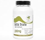 Milk Thistle Standardized Extract 250mg 80% Sylimarin ~ 200 Capsules - No Additives ~ Naturetition Supplements