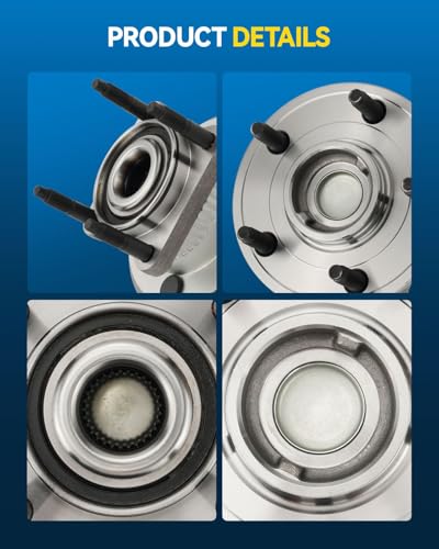 Image of PHILTOP 512302 1x Rear Wheel Bearing Hub Assembly for Jeep Grand Cherokee